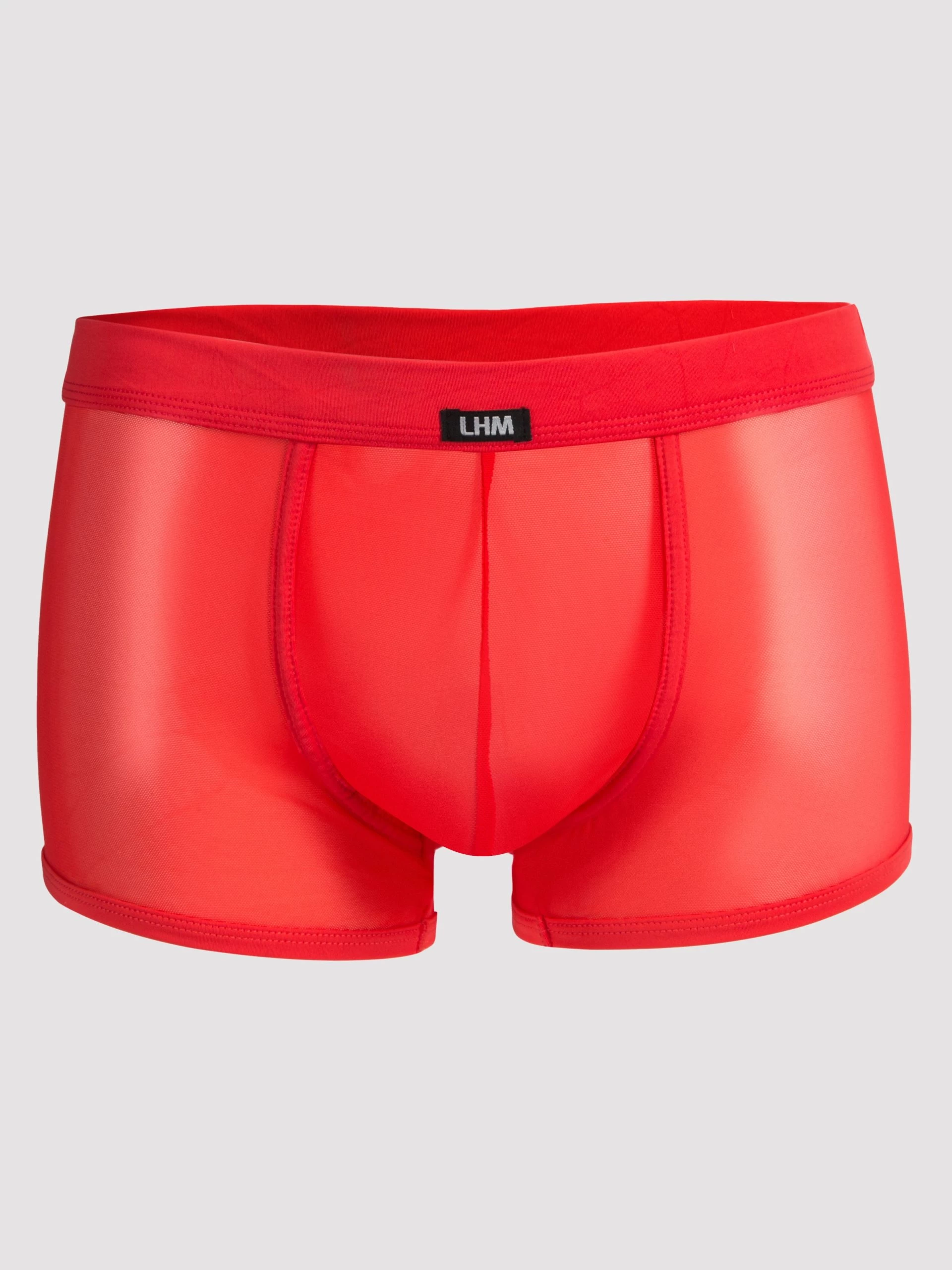 LHM Red Mesh Boxer Shorts 3 LHM Red Mesh Boxer Shorts