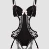 Lovehoney Seduce Me Push-Up Crotchless Cut-Out Teddy