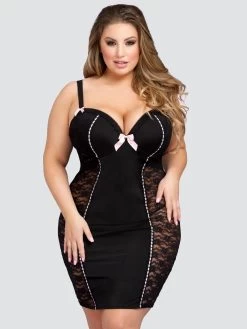 Lovehoney Plus Size Seduce Me Push-Up Dress -Online Sex toys shop 66920 a36239 black x size 003