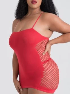 Lovehoney Plus Size Hourglass Red Mini Dress 9 Lovehoney Plus Size Hourglass Red Mini Dress -Online Sex toys shop 66931 a32659 red x size 003