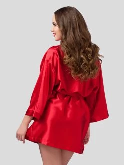 Lovehoney Short Red Satin Robe -Online Sex toys shop 67188 a33354 red regular 002