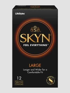 LifeStyles SKYN Large Non Latex Condoms (12 Count)
