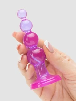 BASICS Beaded Slimline Butt Plug 10 BASICS Beaded Slimline Butt Plug -Online Sex toys shop 67911 a36683 purple 003