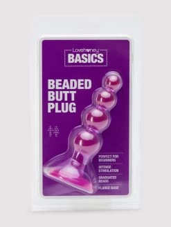 BASICS Beaded Slimline Butt Plug 11 BASICS Beaded Slimline Butt Plug -Online Sex toys shop 67911 a36683 purple 004