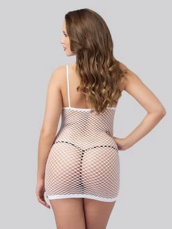 Lovehoney Hourglass White Mini Dress 8 Lovehoney Hourglass White Mini Dress -Online Sex toys shop 68080 a32659 white regular 002