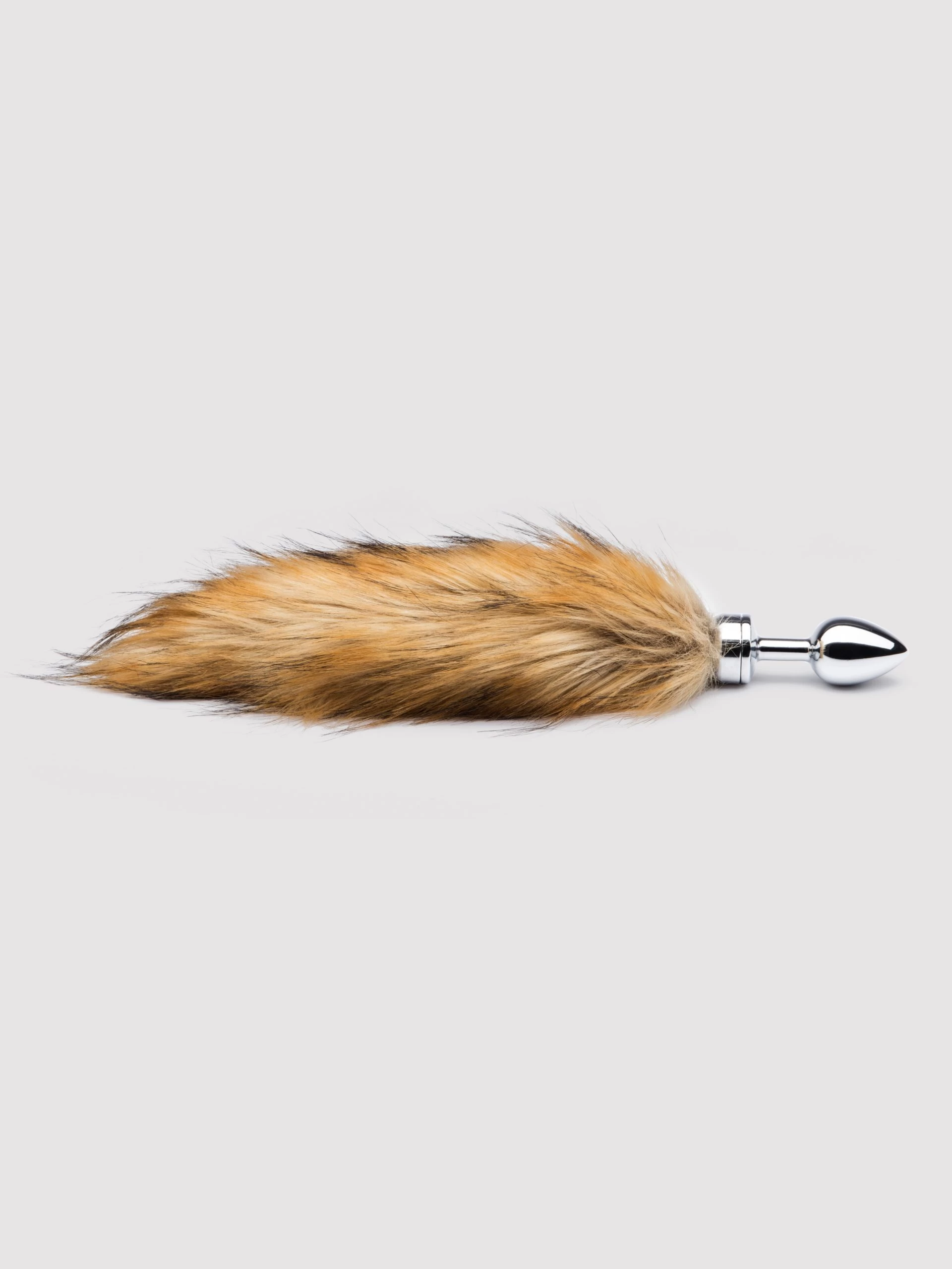 DOMINIX Deluxe Stainless Steel Medium Faux Fox Tail Butt Plug 4 DOMINIX Deluxe Stainless Steel Medium Faux Fox Tail Butt Plug - Image 2