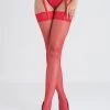 Lovehoney Red Fishnet Lace Top Thigh High Stockings -Online Sex toys shop 68436 a30687 red regular 000