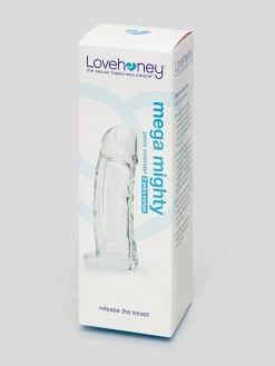 Lovehoney Mega Mighty 2 Extra Inches Girthy Penis Extender With Ball Loop -Online Sex toys shop 68746 a37227 clear 005