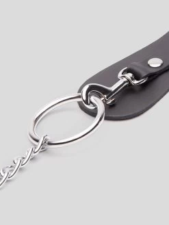 DOMINIX Deluxe Leather Collar With Cock Ring -Online Sex toys shop 69259 a37456 black 003