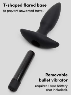 Lovehoney Butt Tingler 10 Function Vibrating Butt Plug 3.5 Inch -Online Sex toys shop 70101 a28501 black 002