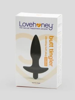 Lovehoney Butt Tingler 10 Function Vibrating Butt Plug 4 Inch -Online Sex toys shop 70102 a28502 black 005