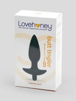 Lovehoney Butt Tingler 10 Function Vibrating Butt Plug 4.5 Inch -Online Sex toys shop 70103 a28503 black 005