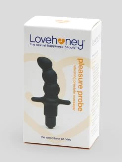 Lovehoney Pleasure Probe 10 Function Vibrating Prostate Massager 13 Lovehoney Pleasure Probe 10 Function Vibrating Prostate Massager -Online Sex toys shop 70104 a23982 black 005