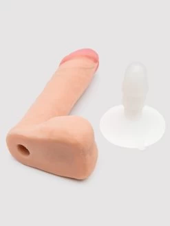Doc Johnson Realistic Vac-U-Lock Cock And Balls 6 Inch -Online Sex toys shop 7010 a7010 flesh pink 003