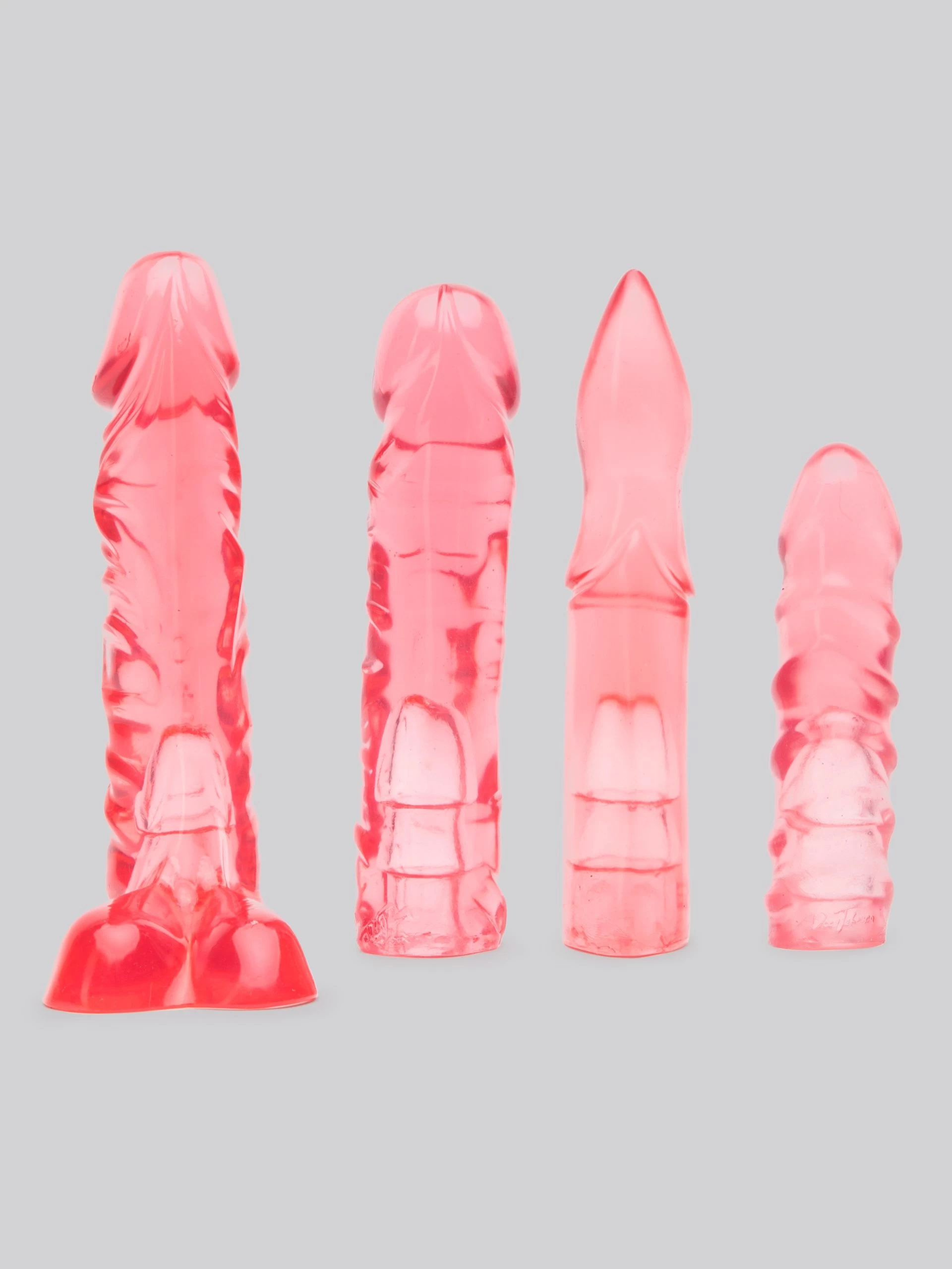 Doc Johnson Vac-U-Lock Crystal Jellies Dildo Set 4 Doc Johnson Vac-U-Lock Crystal Jellies Dildo Set - Image 2