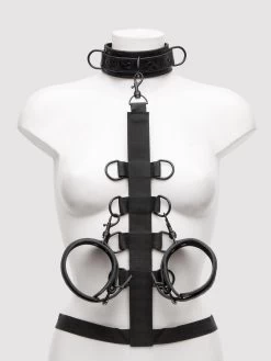 Bondage Boutique Black Rose Restraints Harness -Online Sex toys shop 70451 a38109 black 004