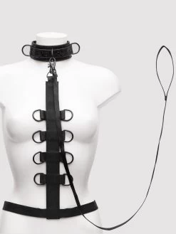 Bondage Boutique Black Rose Restraints Harness -Online Sex toys shop 70451 a38109 black 005