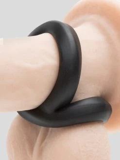 Lovehoney Magic 8 Stretchy Silicone Cock And Ball Ring -Online Sex toys shop 70482 a38141 black 002