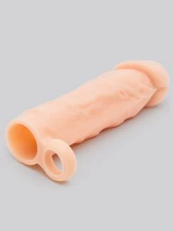 Lovehoney Mega Mighty 1 Extra Inch Silicone Penis Extender 11 Lovehoney Mega Mighty 1 Extra Inch Silicone Penis Extender -Online Sex toys shop 70484 a38143 flesh pink 003