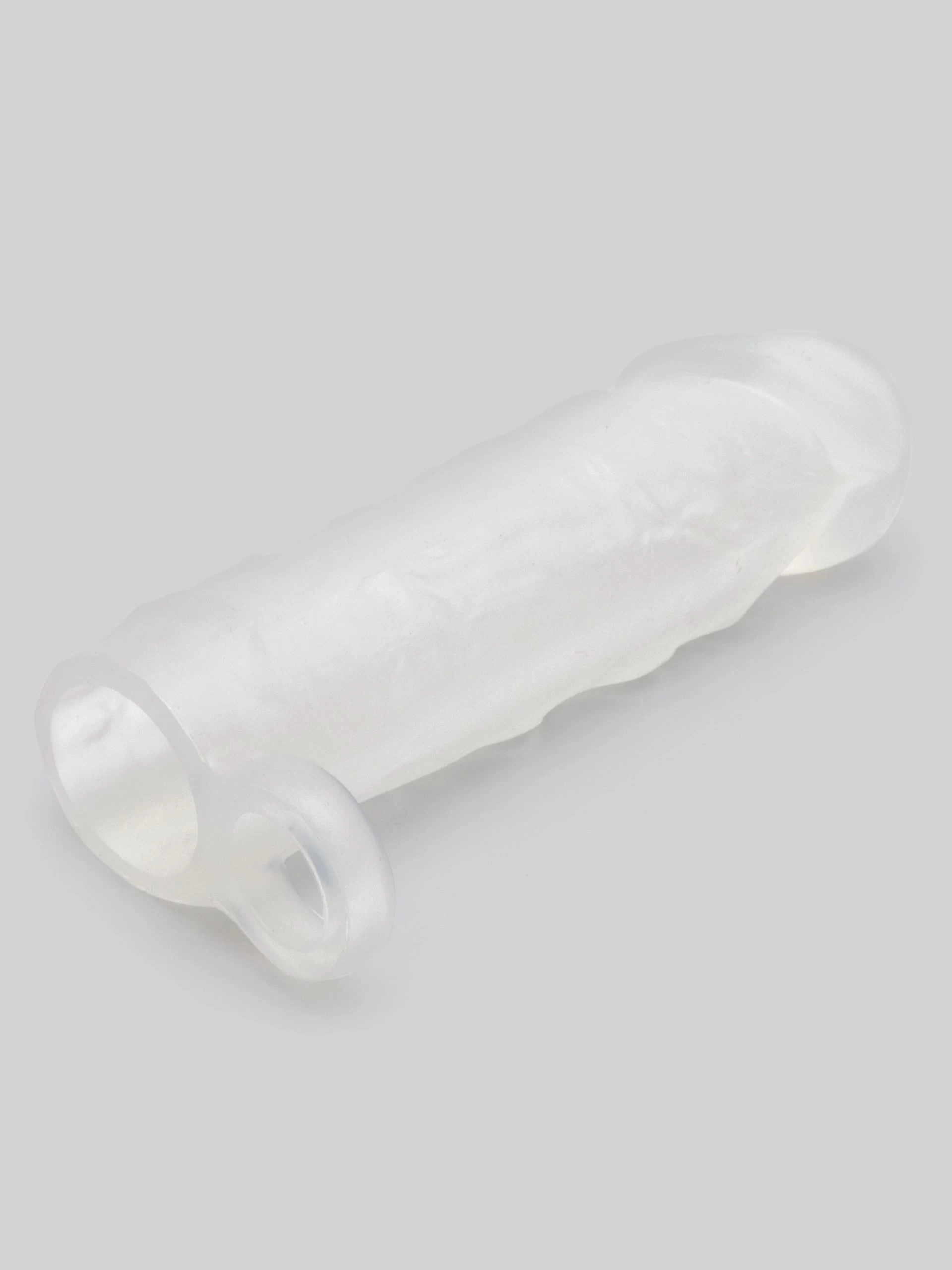 Lovehoney Mega Mighty 1 Extra Inch Silicone Penis Extender Clear 5 Lovehoney Mega Mighty 1 Extra Inch Silicone Penis Extender Clear - Image 3