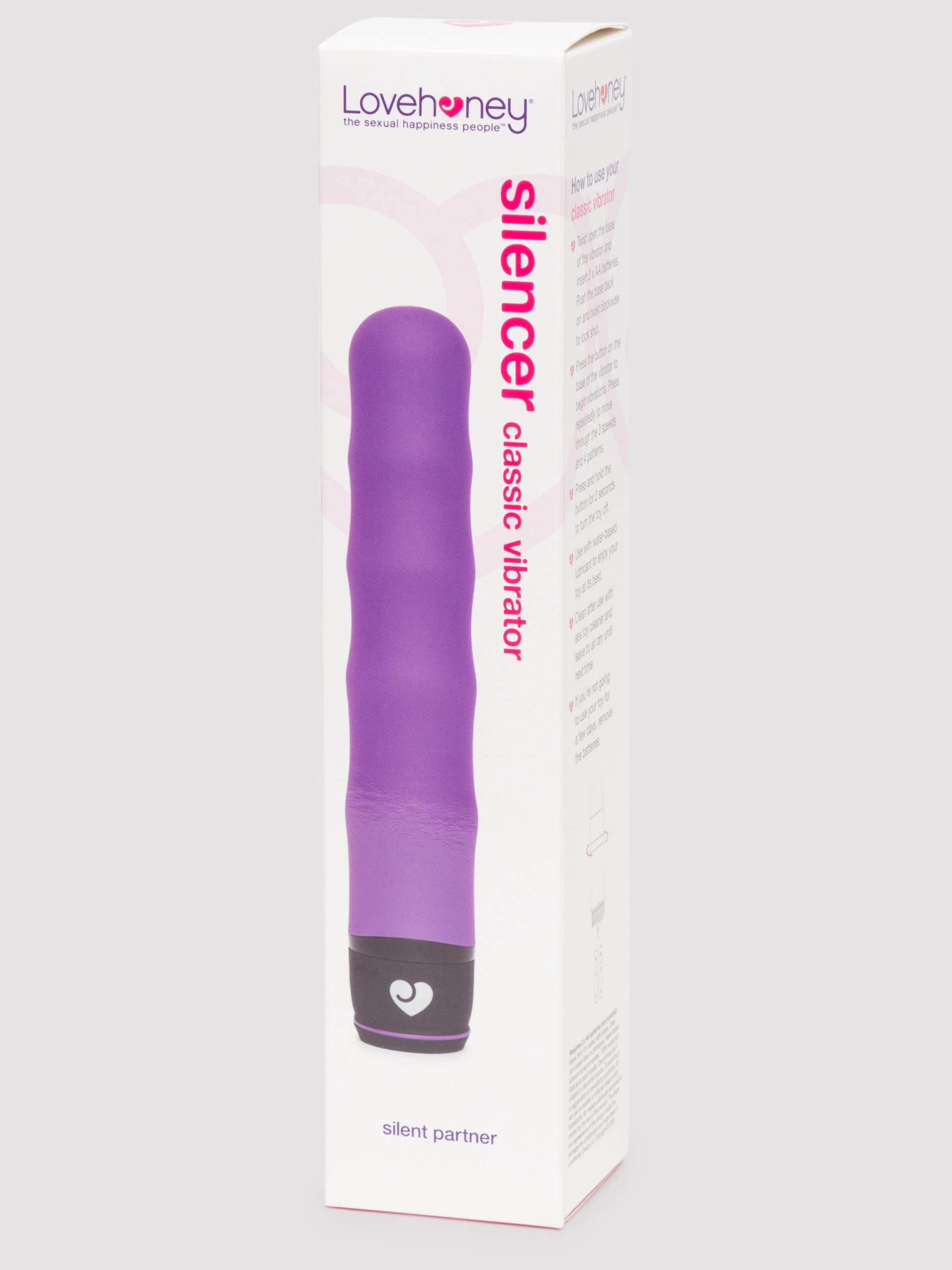 Lovehoney Silencer Whisper Quiet Classic Vibrator 7 Inch 6 Lovehoney Silencer Whisper Quiet Classic Vibrator 7 Inch - Image 4