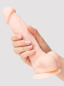 Lifelike Lover Luxe Silicone Realistic Dildo 8 Inch -Online Sex toys shop 70660 a28714 flesh pink 003