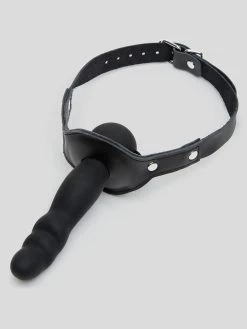 Bondage Boutique Silicone Gag With Dildo 5 Inch.