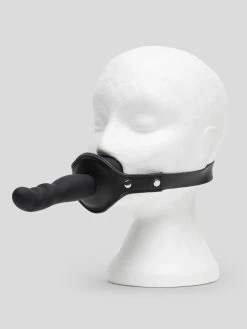 Bondage Boutique Silicone Gag With Dildo 5 Inch. -Online Sex toys shop 70758 a38375 black 002