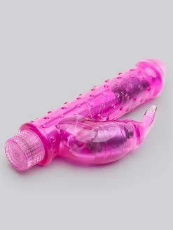 BASICS Textured Rabbit Vibrator 11 BASICS Textured Rabbit Vibrator -Online Sex toys shop 70809 a38407 pink 003