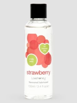 Lovehoney Strawberry Flavored Lubricant 3.4 Fl Oz