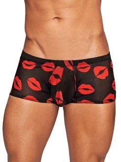 Male Power Lipstick Kisses Boxer Shorts