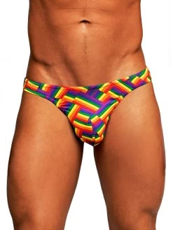 Male Power Rainbow Pride Flag Thong