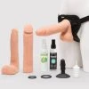 Doc Johnson Vac-U-Lock Realistic Feel Advanced Strap-On Dildo Set