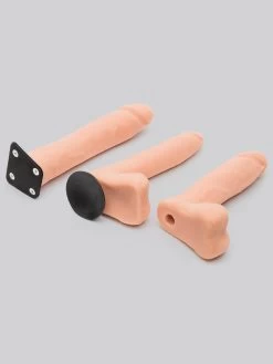 Doc Johnson Vac-U-Lock Realistic Feel Advanced Strap-On Dildo Set -Online Sex toys shop 71316 a38734 flesh pink 003