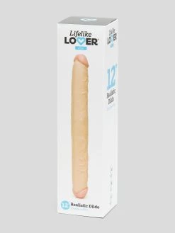 Lifelike Lover Ultra Realistic Double-Ended Dildo 12 Inch 13 Lifelike Lover Ultra Realistic Double-Ended Dildo 12 Inch -Online Sex toys shop 71429 a38843 flesh pink 005