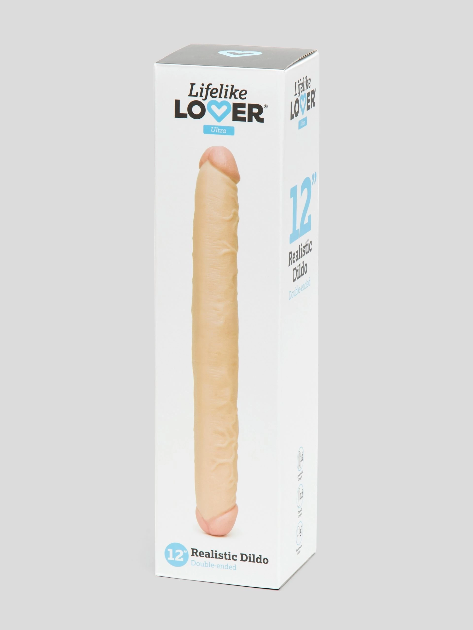 Lifelike Lover Ultra Realistic Double-Ended Dildo 12 Inch 8 Lifelike Lover Ultra Realistic Double-Ended Dildo 12 Inch - Image 6