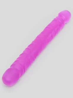 BASICS Double-Ended Dildo 12 Inch -Online Sex toys shop 71434 a38848 purple 002