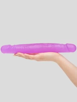BASICS Double-Ended Dildo 12 Inch -Online Sex toys shop 71434 a38848 purple 003