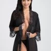Lovehoney Barely There Sheer Black Robe