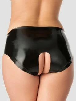 Rubber Girl Latex Crotchless Panties
