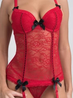 Lovehoney Red Lace Push-Up Basque Set -Online Sex toys shop 71656 a37771 red regular 002