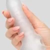 Perfect Fit Fat Boy Thin Textured Penis Extender With Ball Loop -Online Sex toys shop 71719 a39027 clear 000