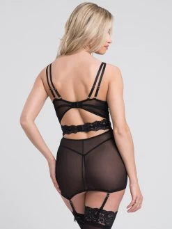 Lovehoney Parisienne Black Lace Plunge Chemise -Online Sex toys shop 72030 a39216 black regular 002