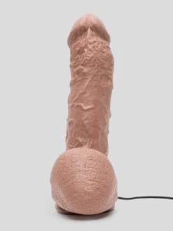 Shane Diesel Vibrating Realistic Suction Cup Dildo With Balls 10 Inch -Online Sex toys shop 72115 a39279 flesh brown 002