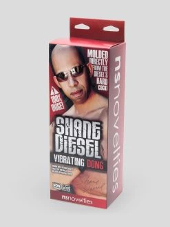 Shane Diesel Vibrating Realistic Suction Cup Dildo With Balls 10 Inch -Online Sex toys shop 72115 a39279 flesh brown 005