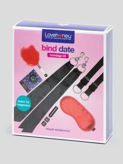 Lovehoney Bind Date Bondage Kit (8 Piece) -Online Sex toys shop 72393 a39464 black 005