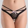 Lovehoney Black Crotchless Strappy Lace Thong -Online Sex toys shop 72454 a39499 black regular 000