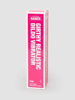 BASICS Girthy Realistic Dildo Vibrator 8 Inch -Online Sex toys shop 72521 a39545 pink 004