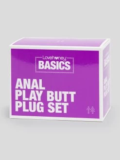 BASICS Anal Play Butt Plug Kit (4 Piece) -Online Sex toys shop 72532 a39556 purple 005