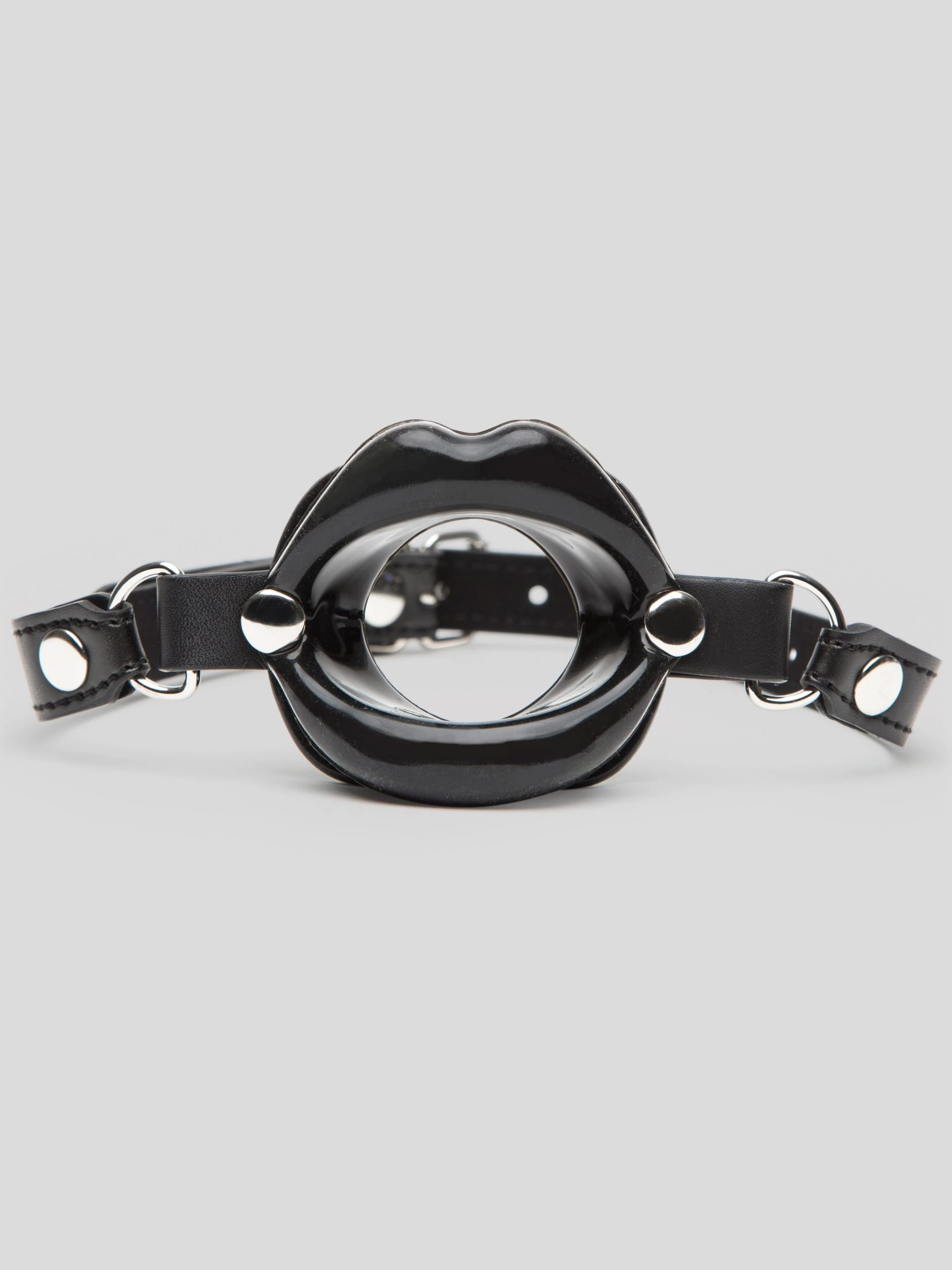 DOMINIX Deluxe Silicone Open Mouth Lip Gag 1.5-Inches Diameter 4 DOMINIX Deluxe Silicone Open Mouth Lip Gag 1.5-Inches Diameter - Image 2